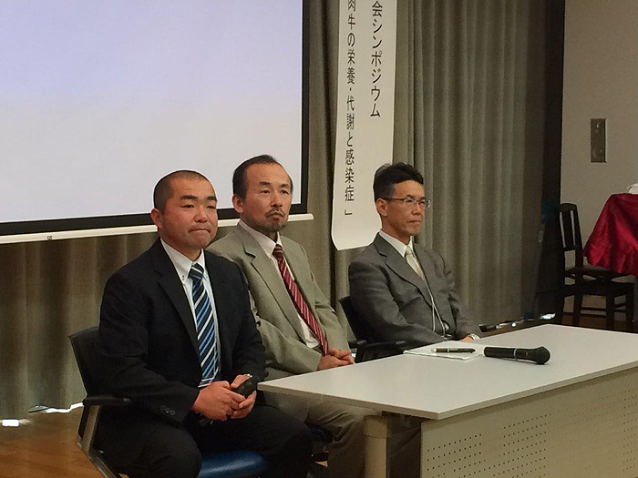 シンポジウムで講演頂いた松田先生、入江先生、岡先生（左から）